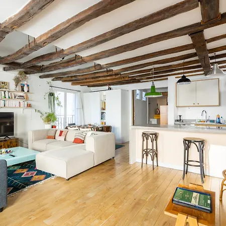Apartment Luxurious 2 Bedroom Canal Saint Martin Saint Lazare Paris
